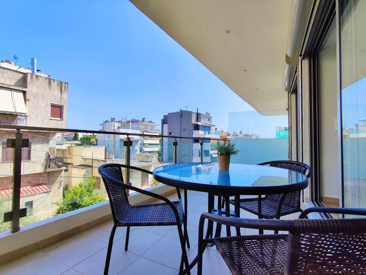 Wsd Luxury Bright 2Bd Apt With Sea View Balcony Афіни Екстер'єр фото